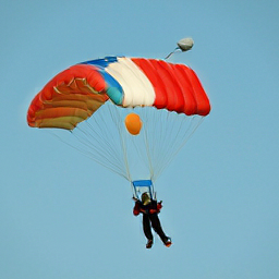 CorrFlow generated image of parachute