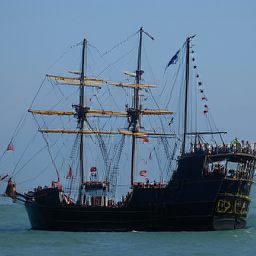CorrFlow generated image of pirate ship