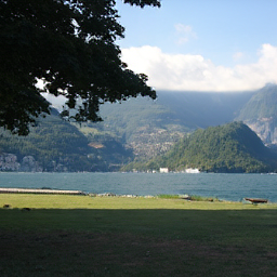 CorrFlow generated image of lakeshore